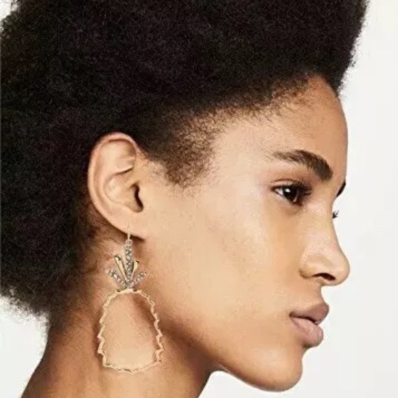 Alexis Bittar pineapple cut out drop earrings New - Picture 4 of 8
